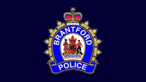 The Brantford Police Service crest on the service’s navy brand background.