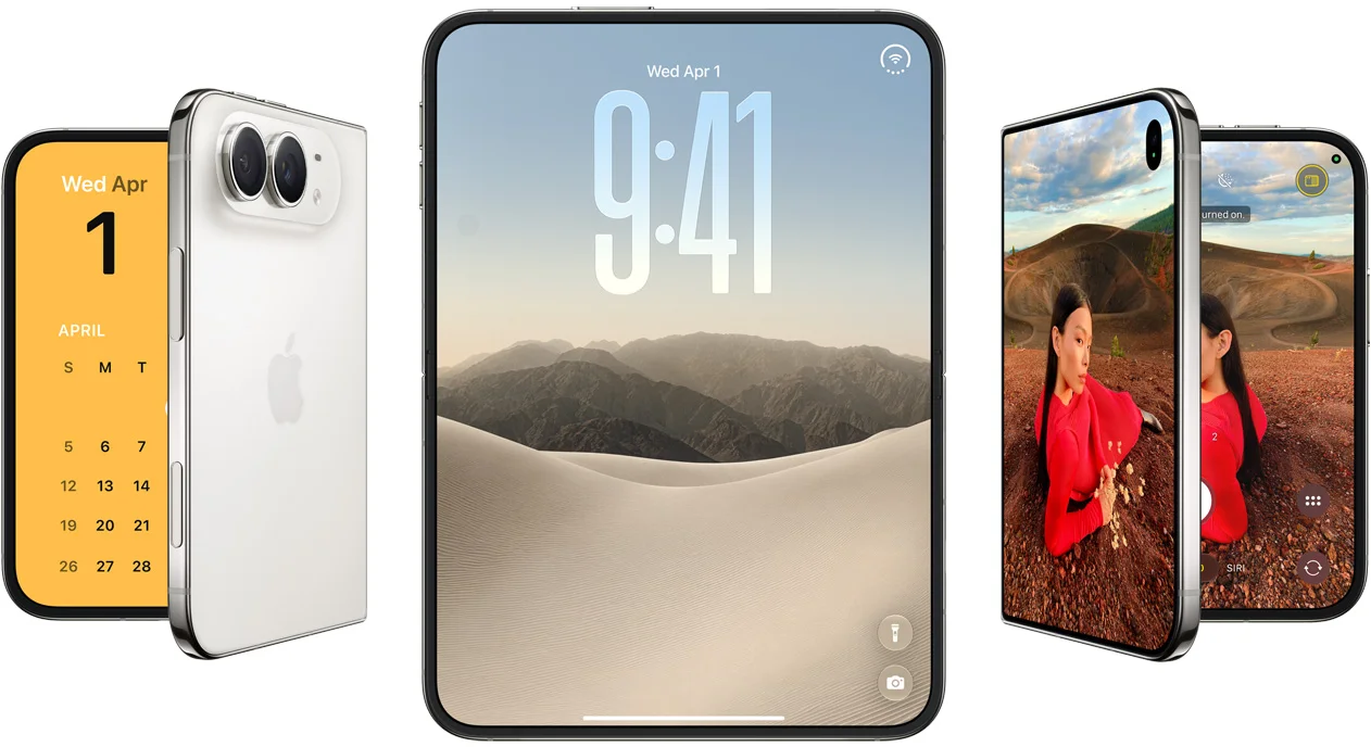 Apple iPhone Duo design and hinge
