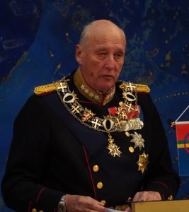 King Harald V of Norway, photographed in 2021