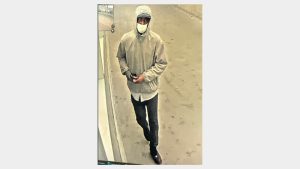 Police handout image of a man sought in robberies at Square One