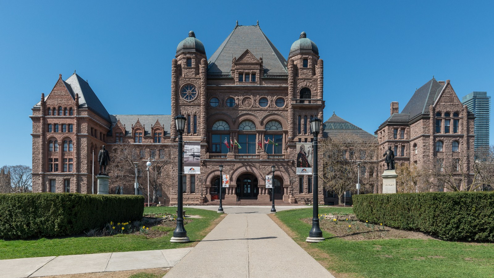 The Ontario Legislative Building at Queen’s Park in Toronto