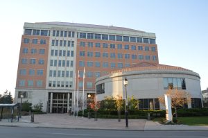 The Region of Waterloo headquarters building on Frederick Street in Kitchener