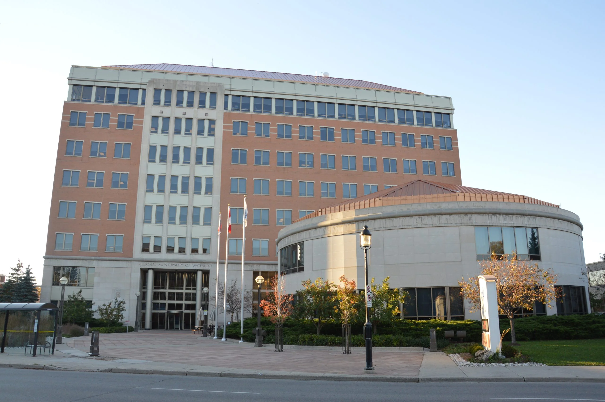 Region of Waterloo headquarters, Frederick Street, Kitchener The Region of Waterloo headquarters building on Frederick Street in Kitchener