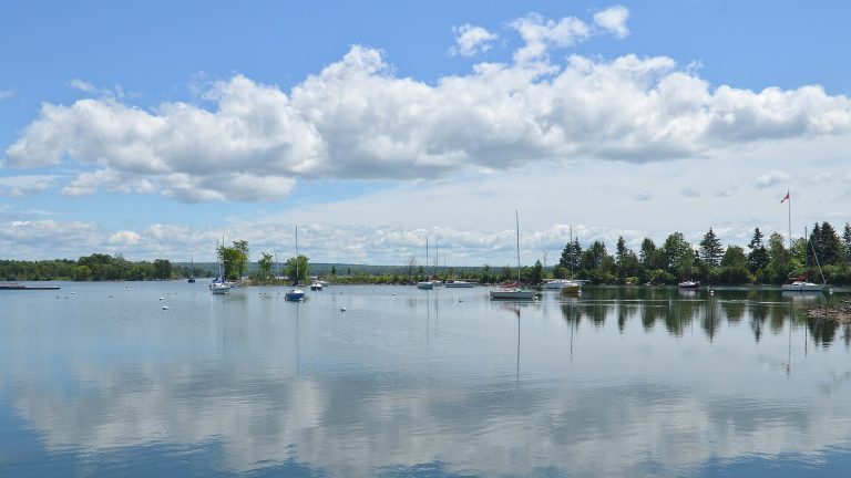 The St. Marys River at Sault Ste. Marie, Ontario