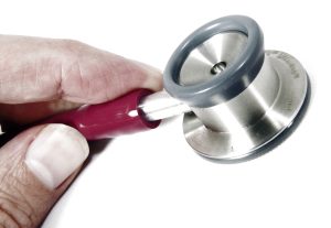 Close-up of a stethoscope