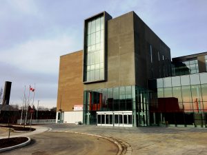 The David and Mary Thomson Collegiate Institute building in Scarborough