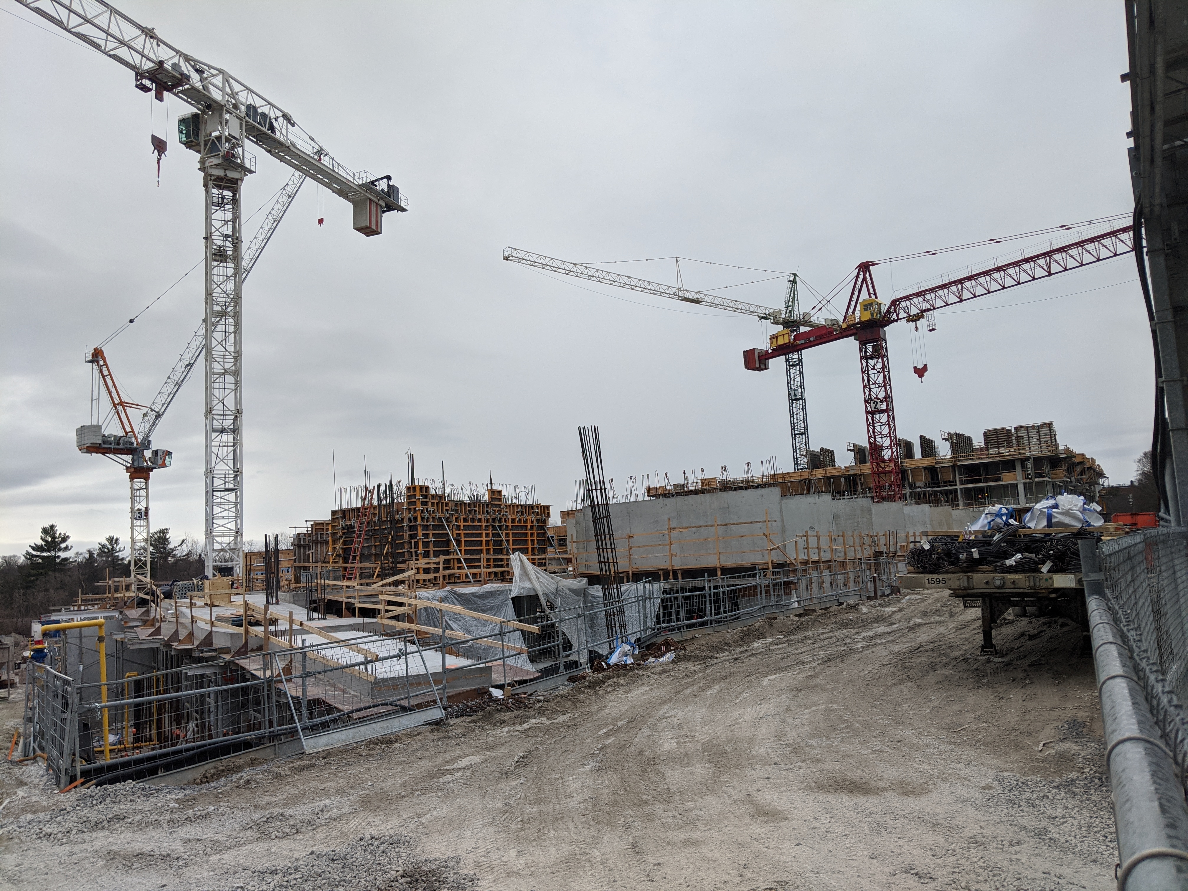 Condo tower under construction in the Greater Toronto Area