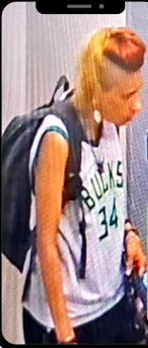 Second Toronto Police Service handout image of the missing 43-year-old woman, wearing a sleeveless basketball jersey.